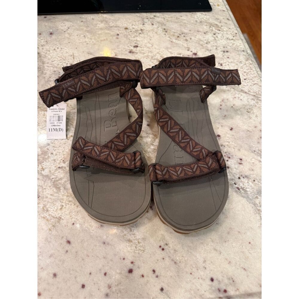L.L. Bean Katahdin Hook & Loop Sandals sz 11 NWT